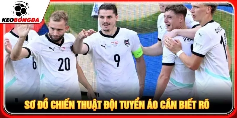 Sơ đồ chiến thuật đội tuyển Áo cần biết rõ