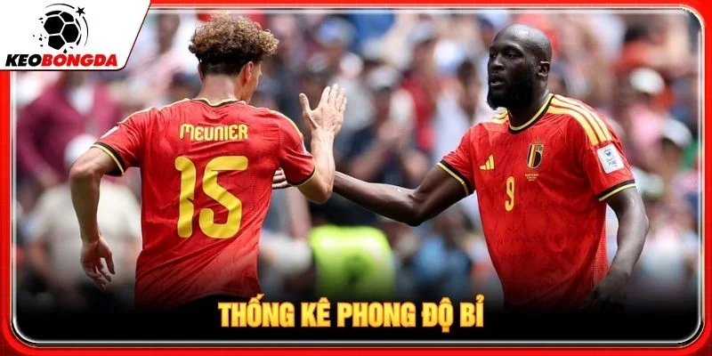 Thống kê phong độ Bỉ Thống kê phong độ Bỉ