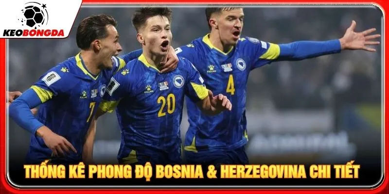 Thống kê phong độ Bosnia & Herzegovina chi tiết Thống kê phong độ Bosnia & Herzegovina chi tiết