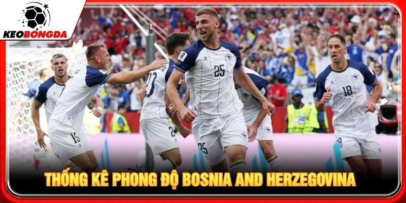 Thống kê phong độ Bosnia & Herzegovina Thống kê phong độ Bosnia & Herzegovina