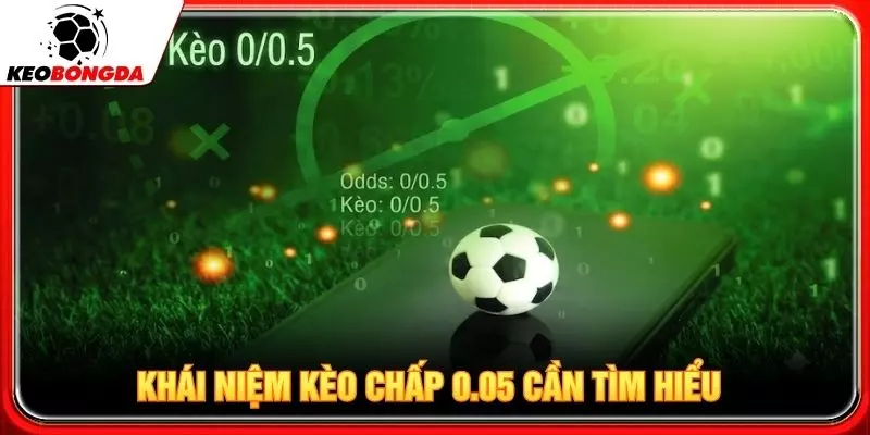 Khái niệm kèo chấp 0.05 cần tìm hiểu