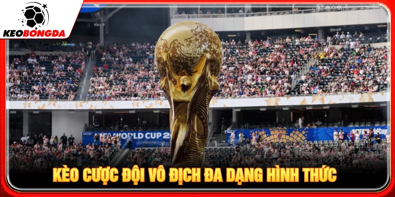 Các dạng cược vô địch đa dạng để linh hoạt chiến thuật
